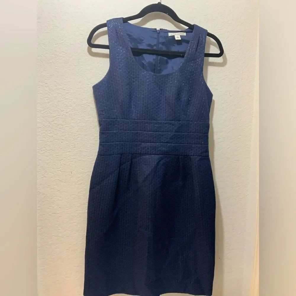 BananaβRepublicΒ navyβsheathβdressβ8